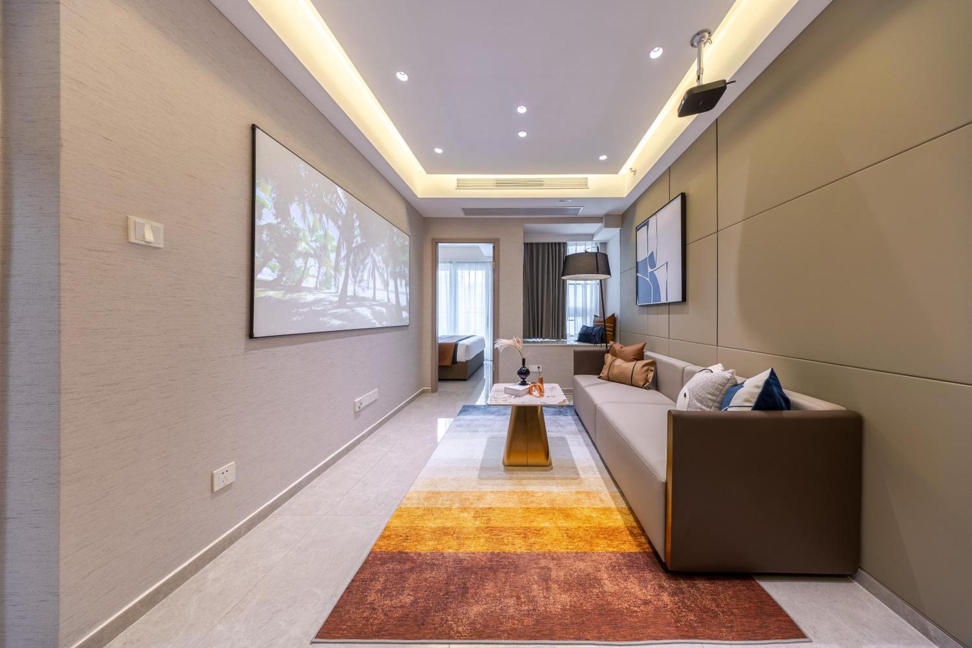 الشقق الفندقية Boruisi Video And Audio Light House - Shenzhen Convention And Exhibition Center Gangxia Metro Station المظهر الخارجي الصورة